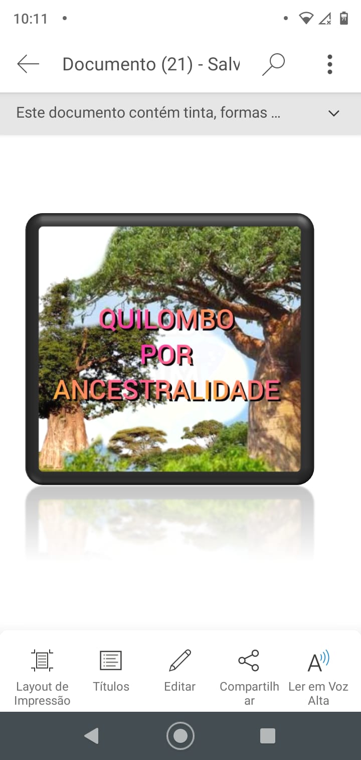Programa Quilombo por Ancestralidade